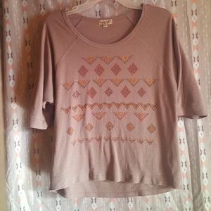 3/4 sleeve casual top